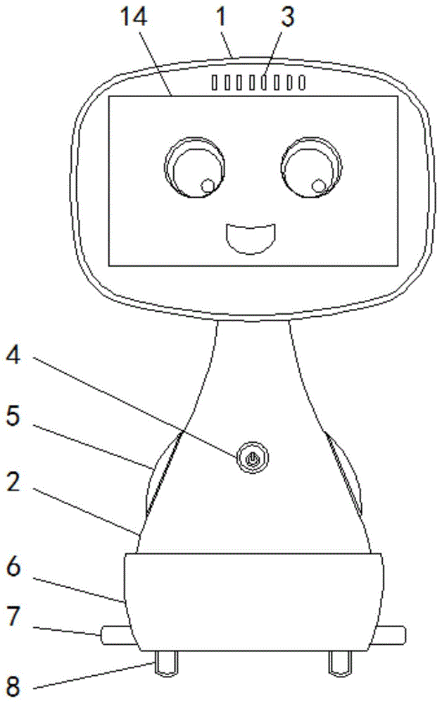 一种儿童智能教育机器人的制作方法