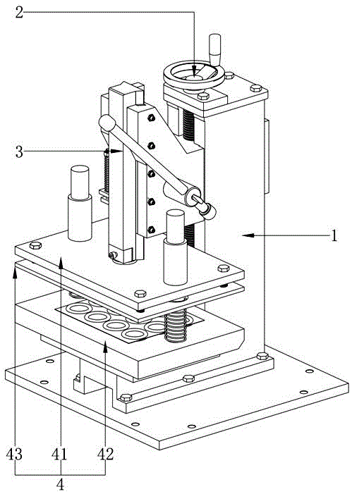 一种塑胶产品冲压剪边机的制作方法