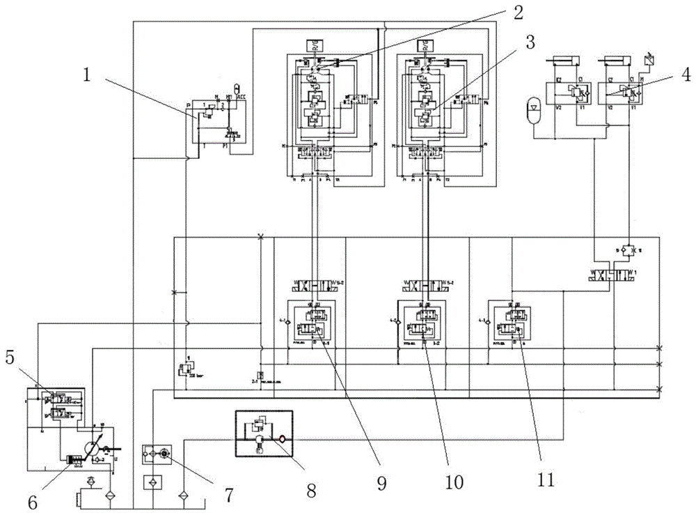 一种履带式高空作业平台液压系统的制作方法