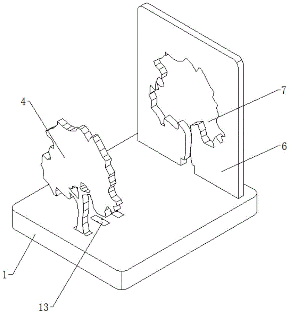 一种大理石拼插工艺品的制作方法