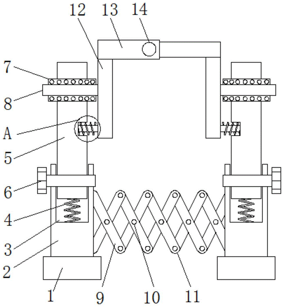 一种折叠式体育跨栏的制作方法