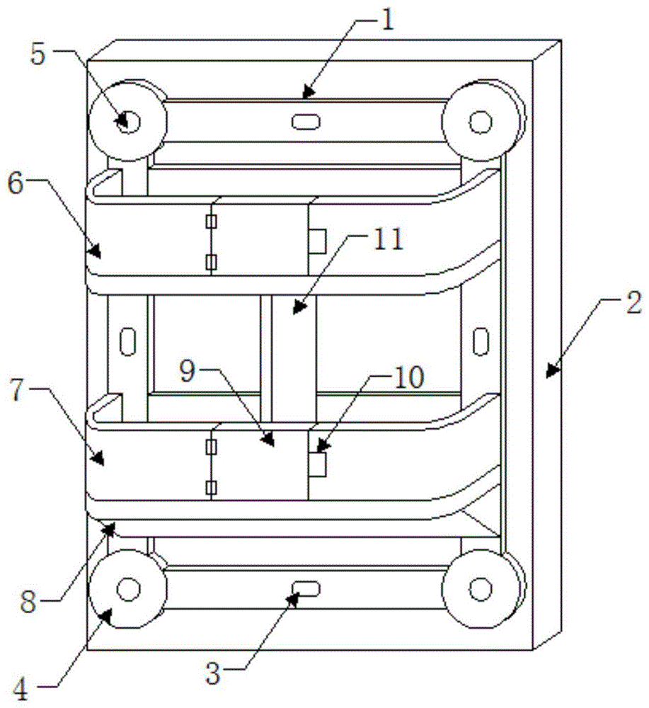 一种木饰品柜门板的防变形装置的制作方法