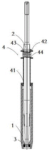 一种丹纳水平拉管机用旋转管组件的制作方法