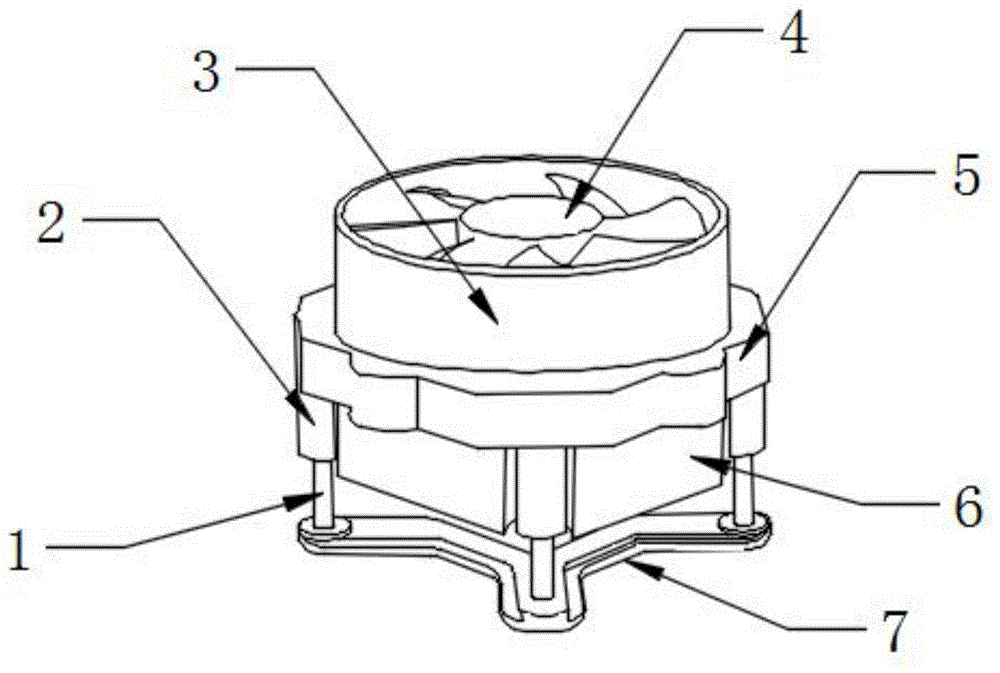 一种稳固抗震型散热器装置的制作方法