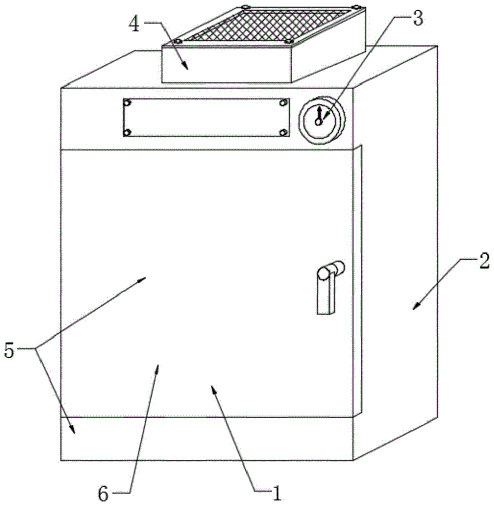 一种防潮型恒温屏蔽机柜的制作方法