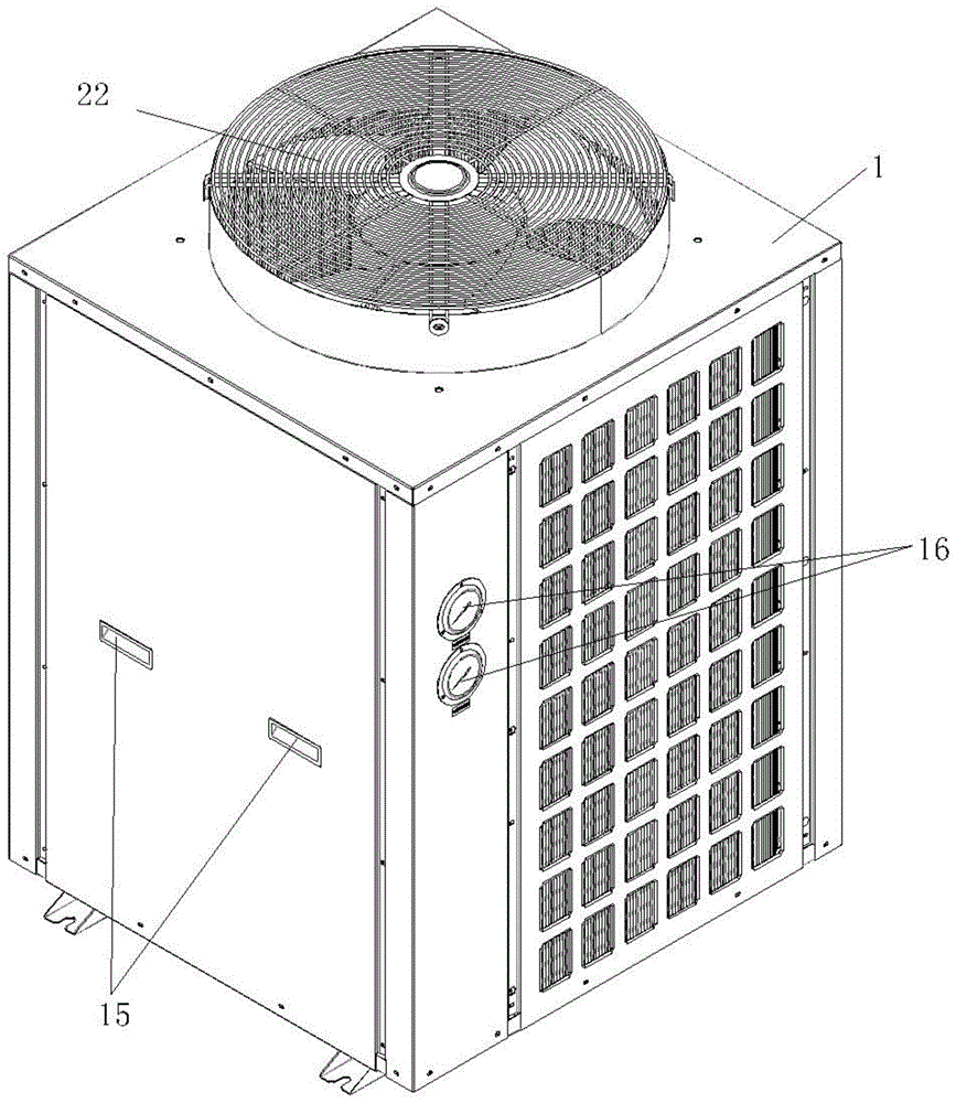 一体化热泵主机的制作方法