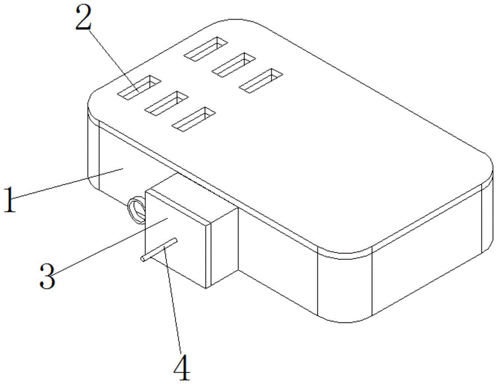 一种可调式计算机USB扩展装置的制作方法