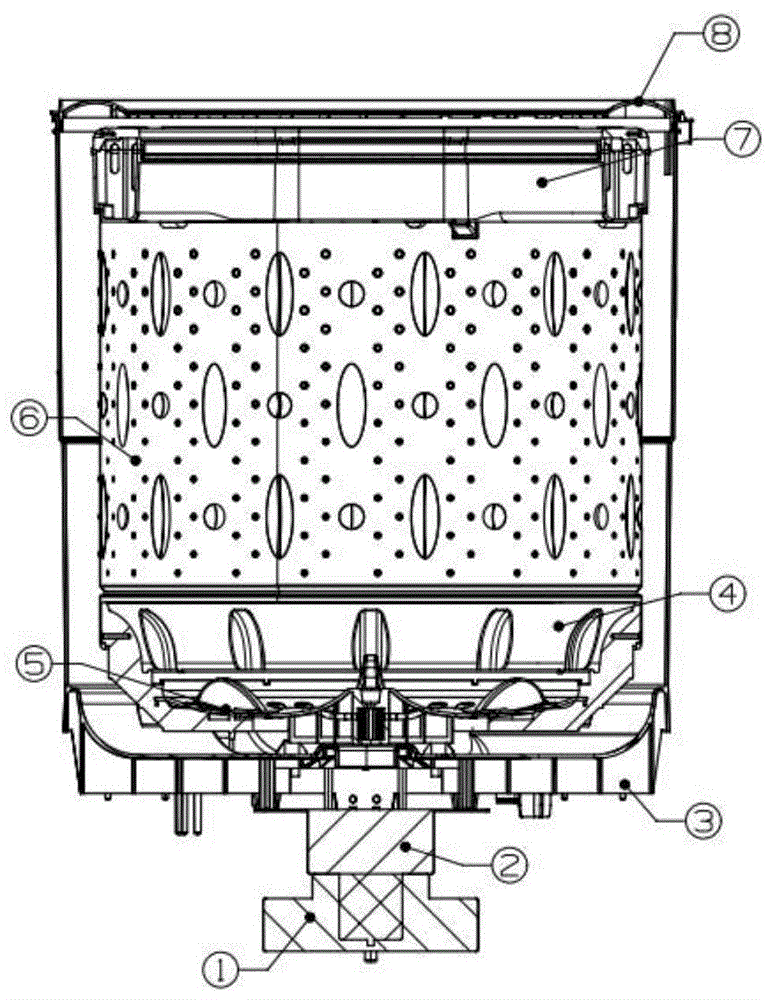 一种具有旋瀑洗涤装置的洗衣机桶组及波轮洗衣机的制作方法