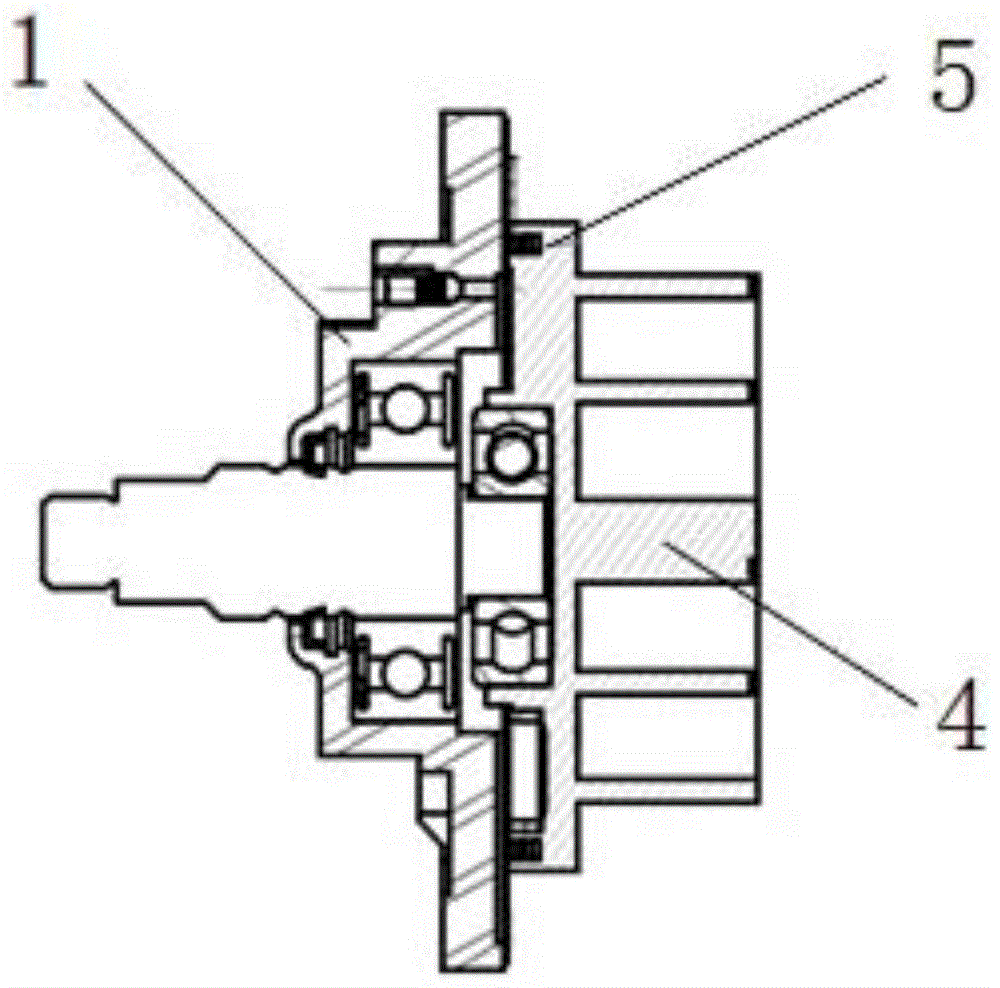 一种涡旋式压缩机的动盘背压结构的制作方法