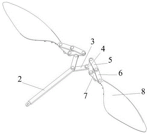 一种仿生扑翼飞行器的折叠翼机构的制作方法