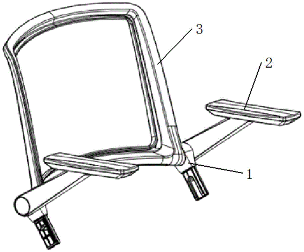 一种多功能会客椅背框和扶手旋转机构的制作方法