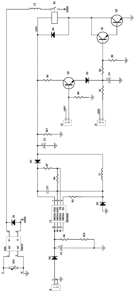 一种排水器控制电路的制作方法