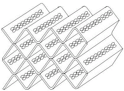 一种鳞片形规整波纹填料的制作方法