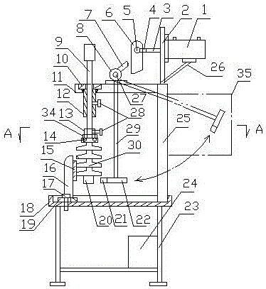 一种柱式瓷件打击检测试验机的制作方法