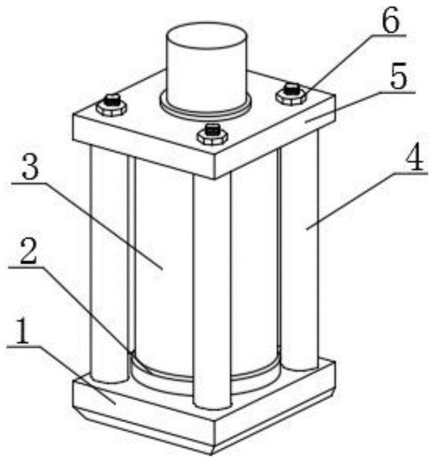 一种用于拉杆液压缸的密封结构的制作方法