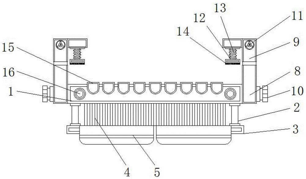 一种电子连接器冲压模具用冷却装置的制作方法