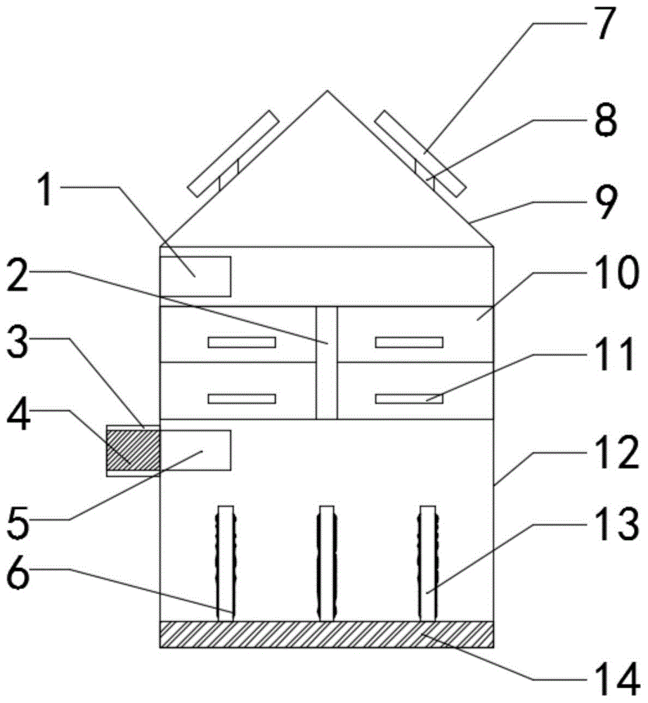 一种建筑建材物料存放装置的制作方法