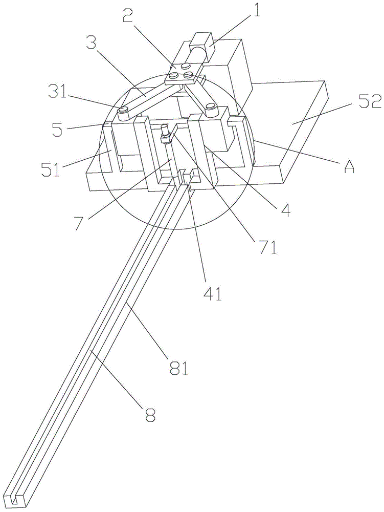 雨刷夹紧机构的制作方法