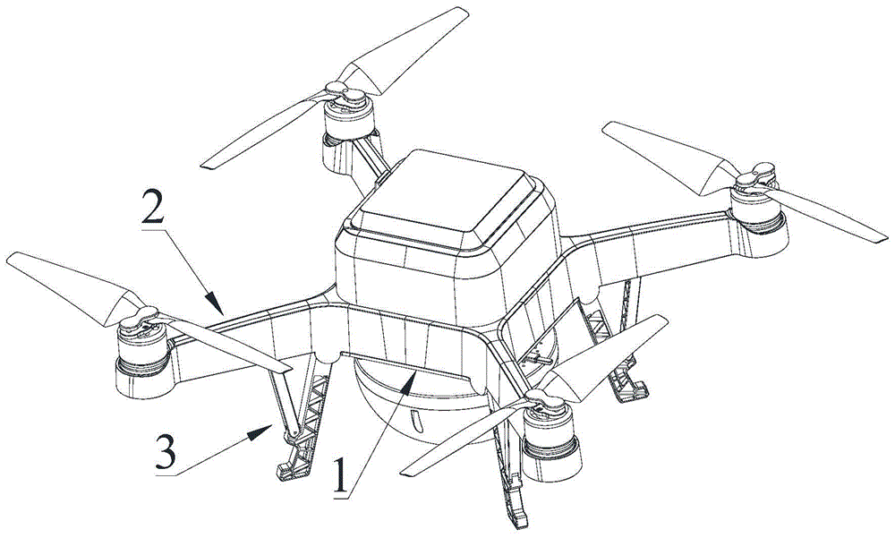具有可折叠脚架的无人飞行器的制作方法