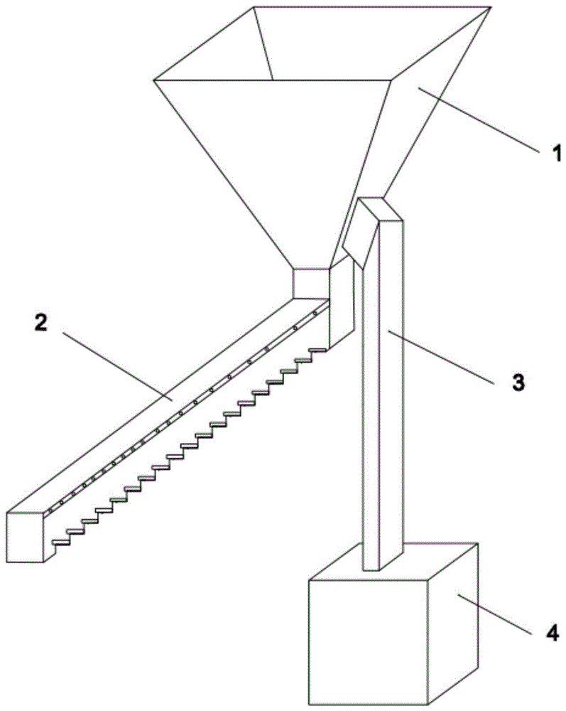 一种阶梯型防磨下料管的制作方法