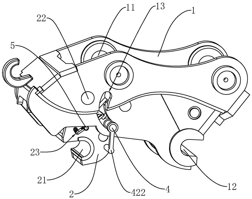 一种挖掘机快速连接器的制作方法