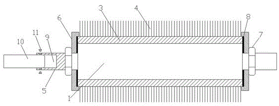 一种新型毛刷辊装置的制作方法