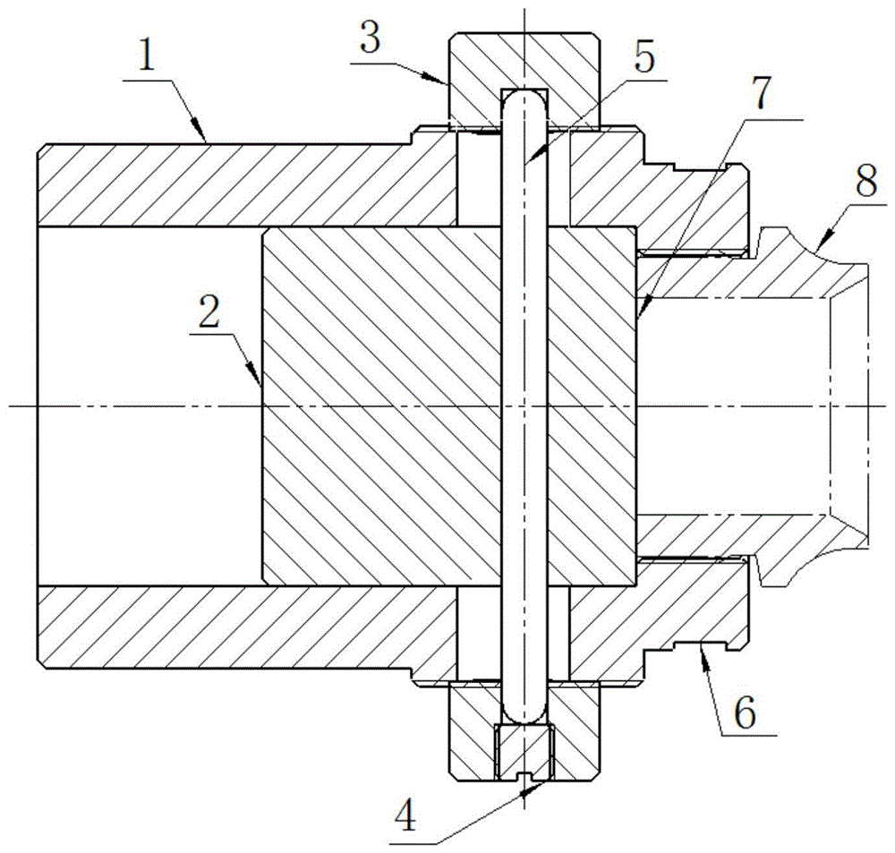 一种用于加工具有外螺纹面的轴套类零件的夹具的制作方法