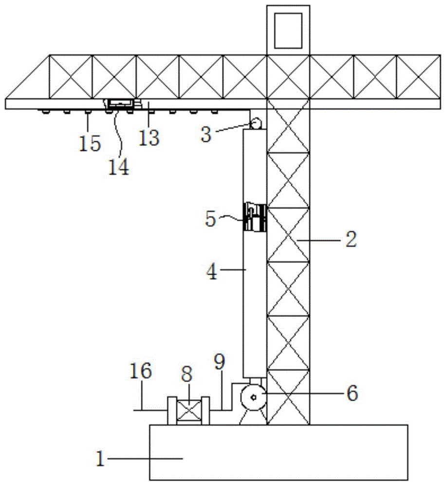 一种塔吊喷淋降尘系统的制作方法