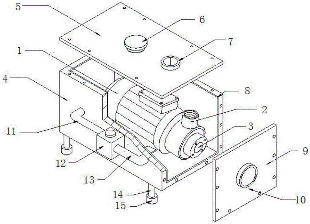一种带有降温隔音结构的侧循环热水泵的制作方法