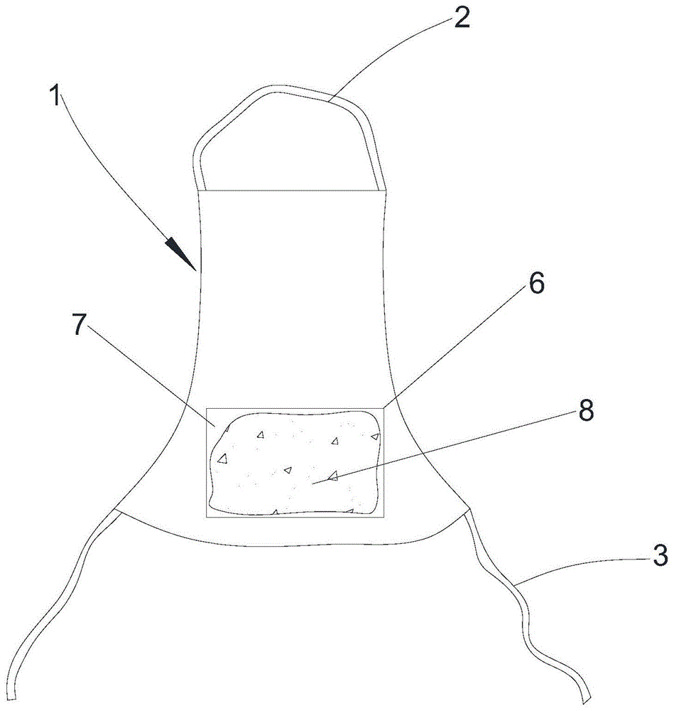 百草四季养生肚兜的制作方法