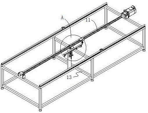 一种长跨距丝杠传动中的丝杠支撑装置的制作方法