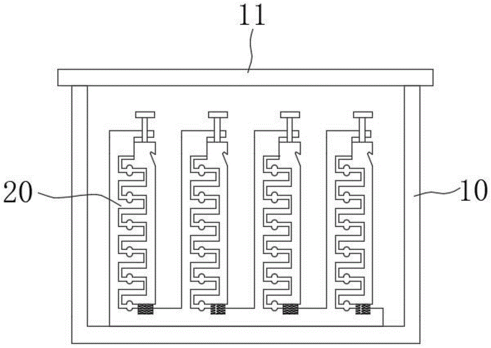 一种光纤分布系统的固定结构的制作方法