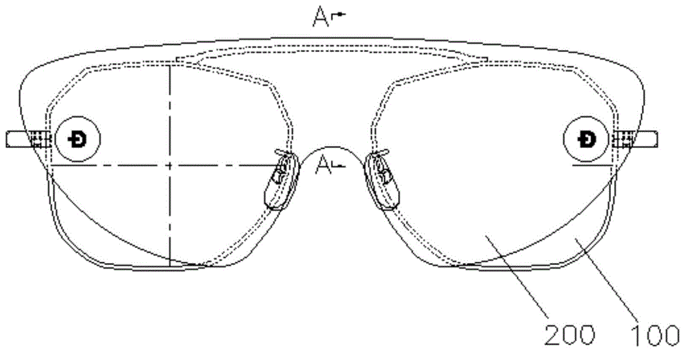 按扣式可拆卸眼镜框及眼镜的制作方法