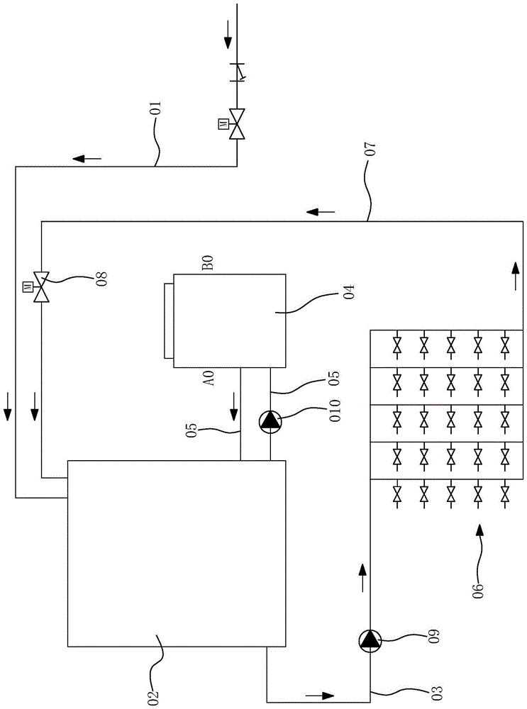 一种利用热泵技术的直热式热水供应系统的制作方法