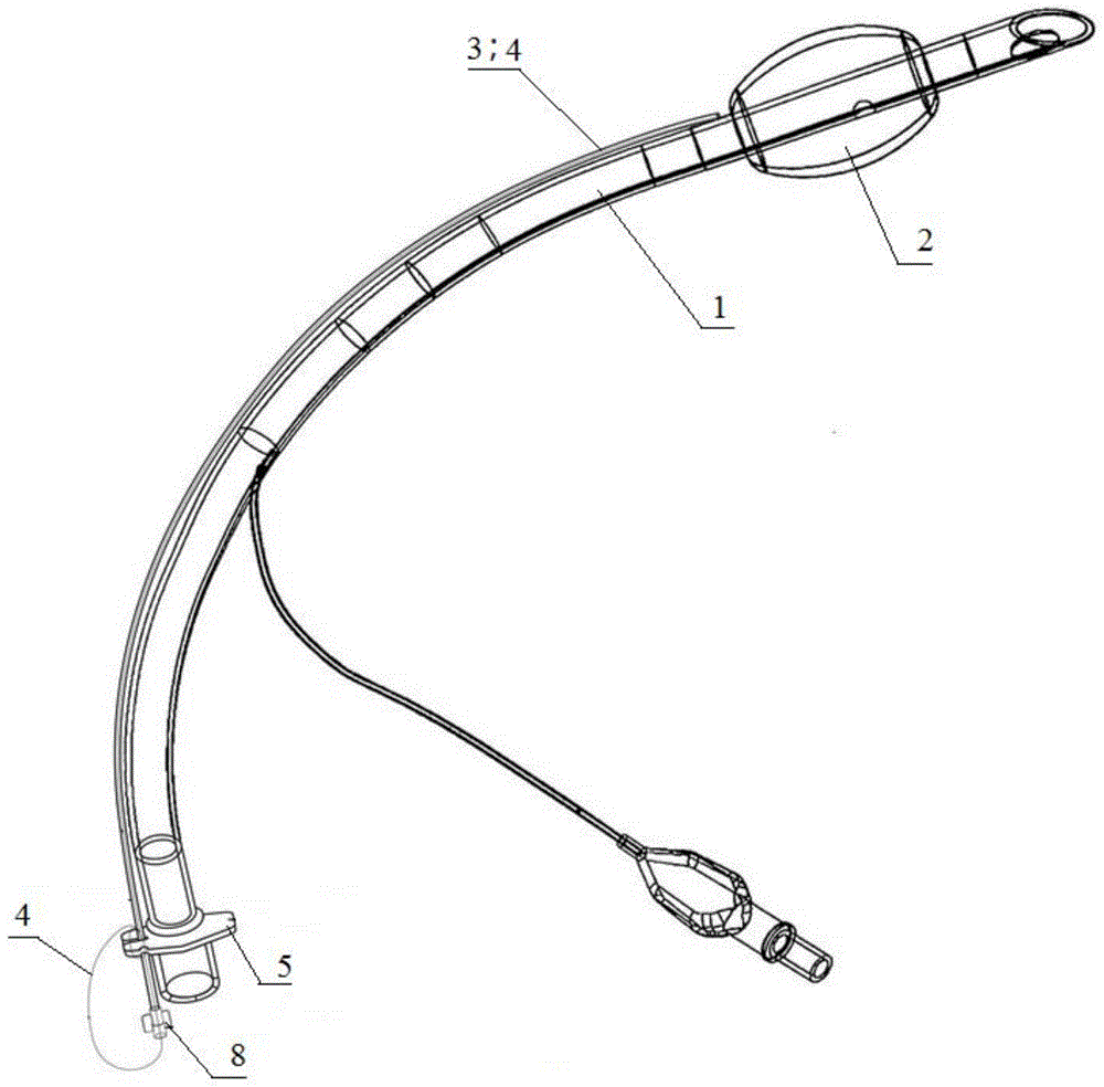 带囊上吸引的气管插管的制作方法