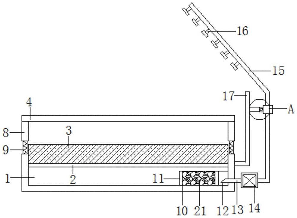 一种用于城市园林绿化工程的花盆固定装置的制作方法