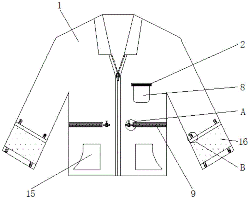 一种可翻面的中学生校服的制作方法