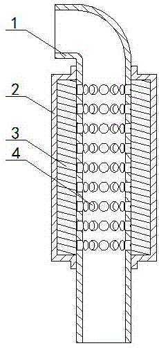 一种空滤器进气软管的制作方法