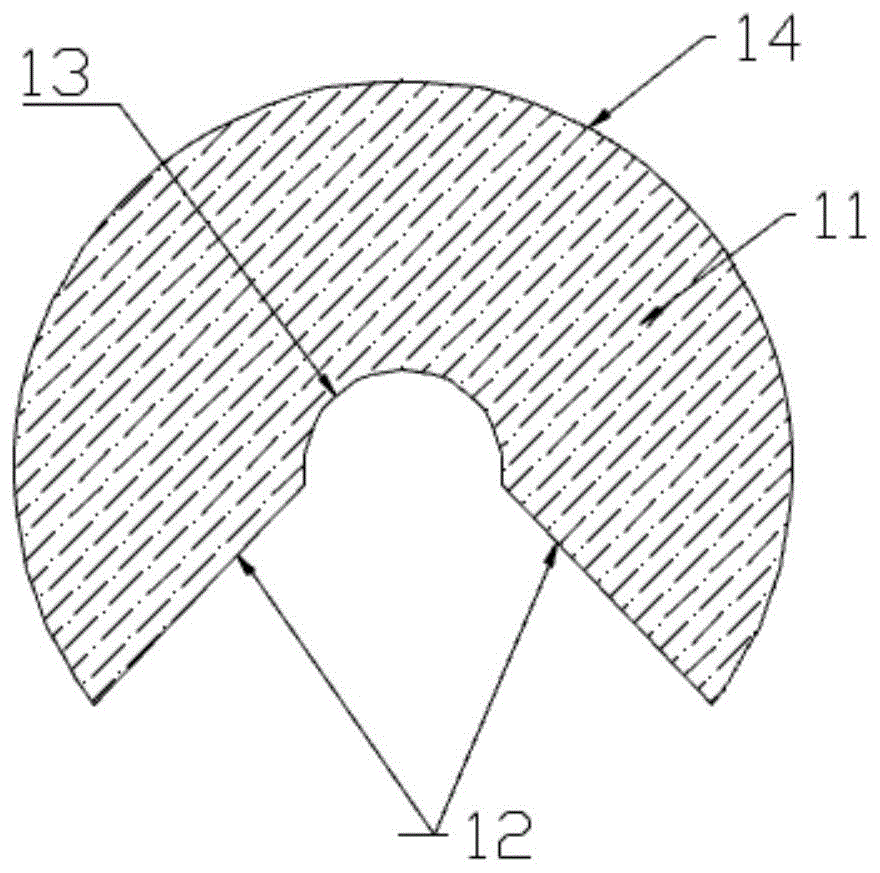 一种扇形元件试验夹具的制作方法