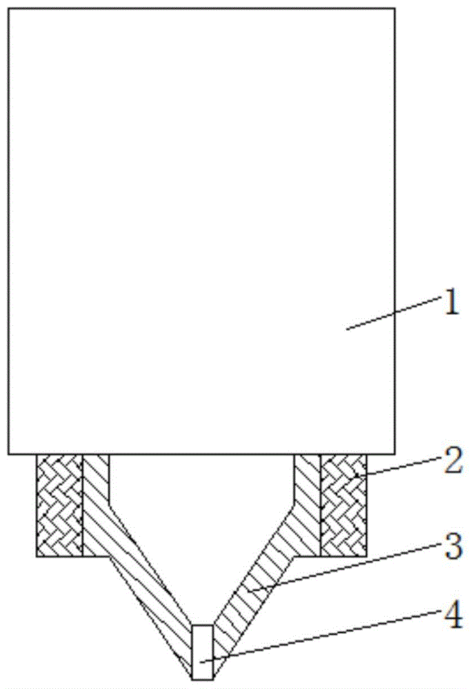 一种3D打印机的防堵打印头的制作方法