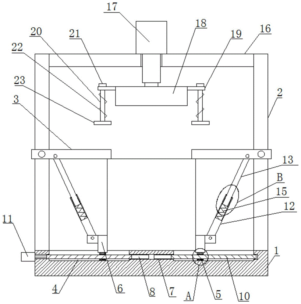 一种手板模型生产用加固装置的制作方法