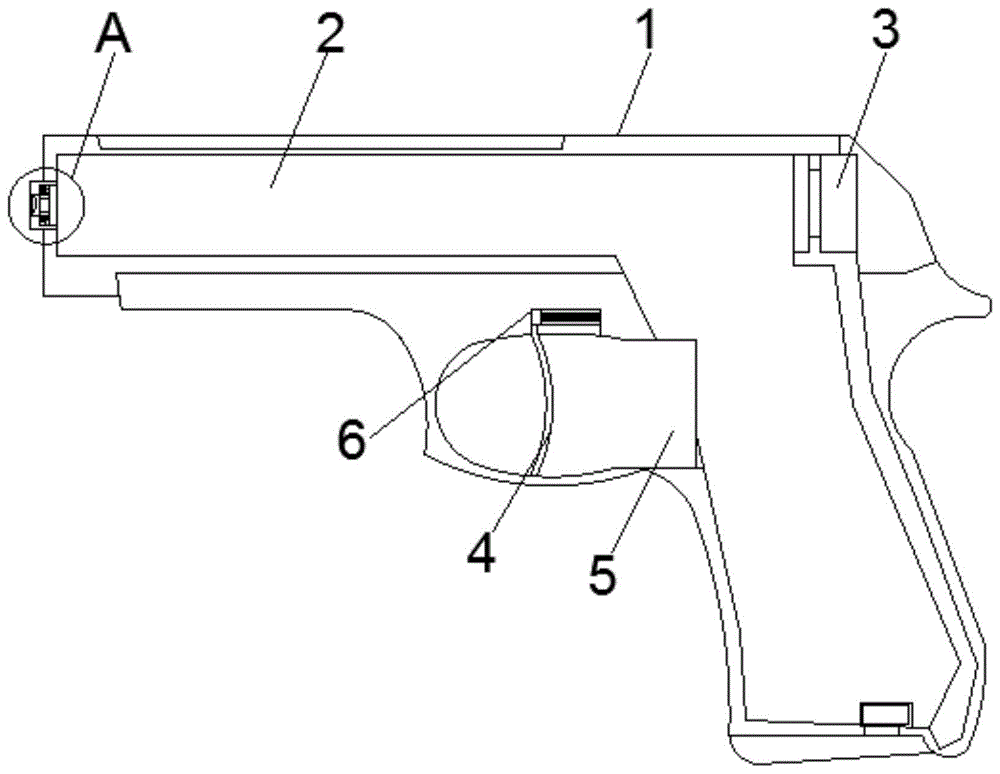 一种竖向催泪喷射器的制作方法