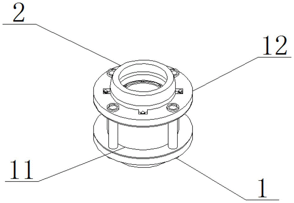 一种箱体侧面用轴承固定架的制作方法