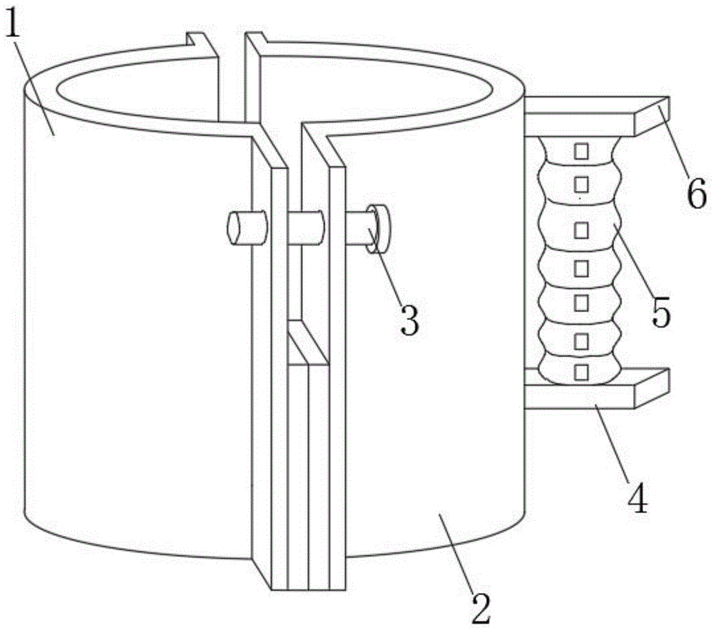 一种用于树木输液器械的固定防护结构的制作方法