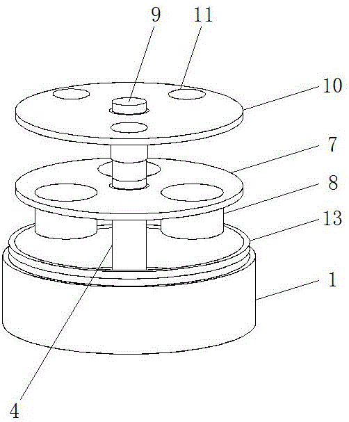 一种美术绘画用可折叠调料盘的制作方法