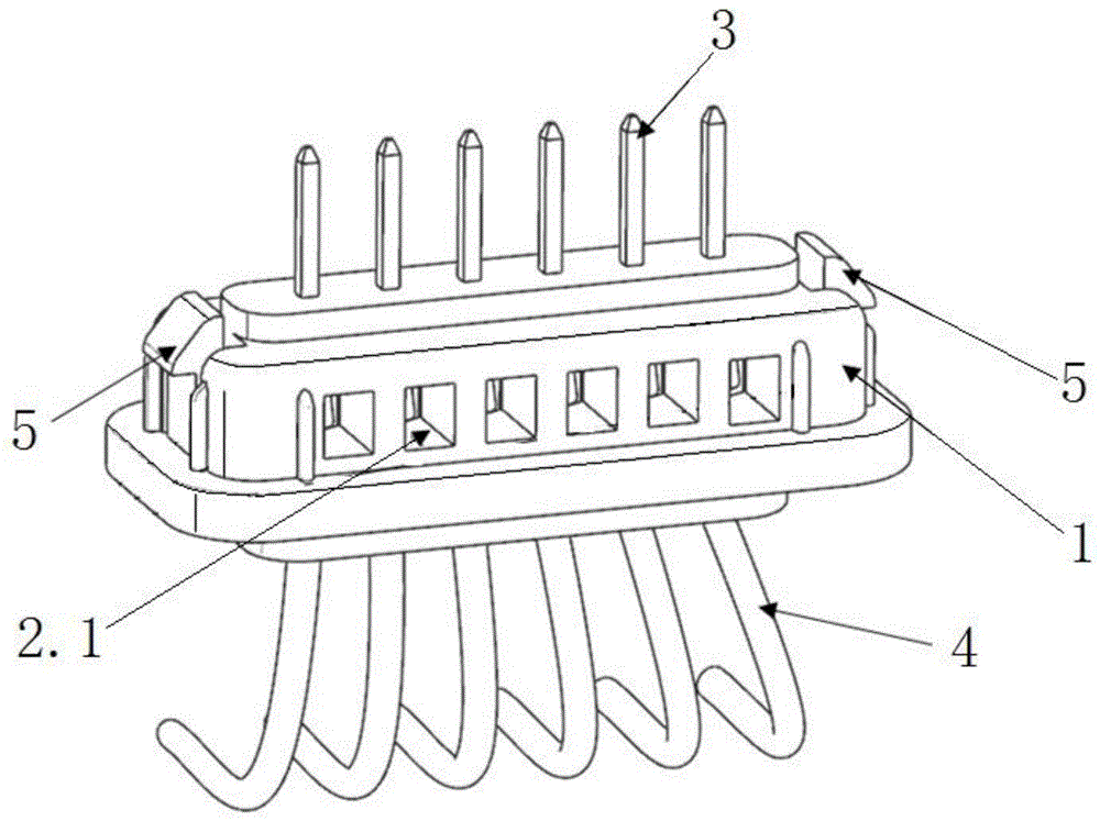 连接器结构及电机控制器集成装置的制作方法