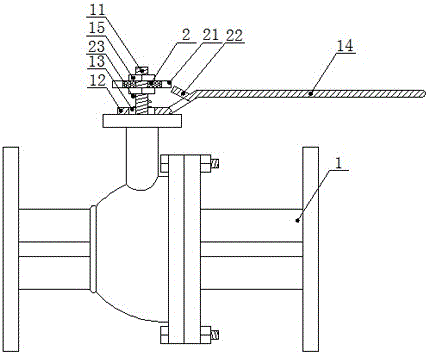 一种防误触球阀的制作方法