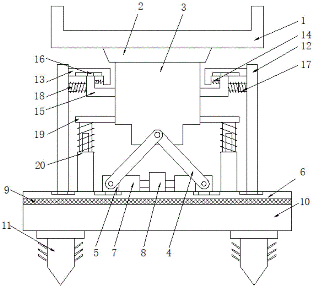 新型公路桥梁模板支座的制作方法