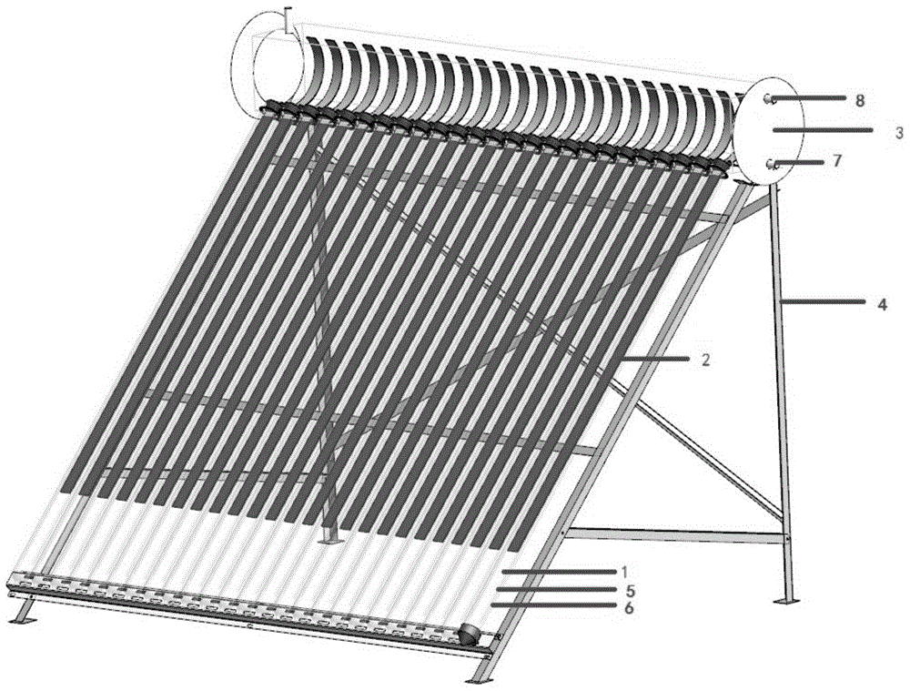 储热型真空管太阳能集热系统的制作方法