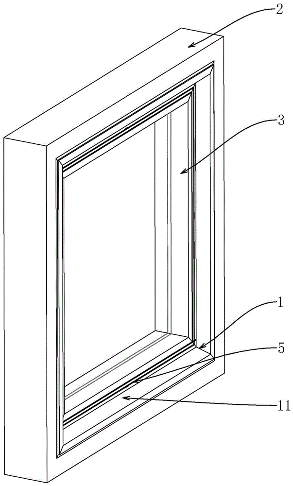 一种节能铝合金门窗附框安装结构的制作方法